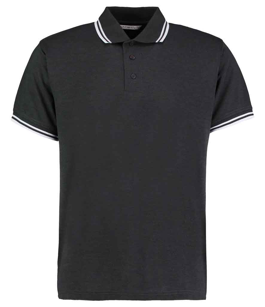 Kustom Kit K409 Contrast Tipped Pique Polo Shirt