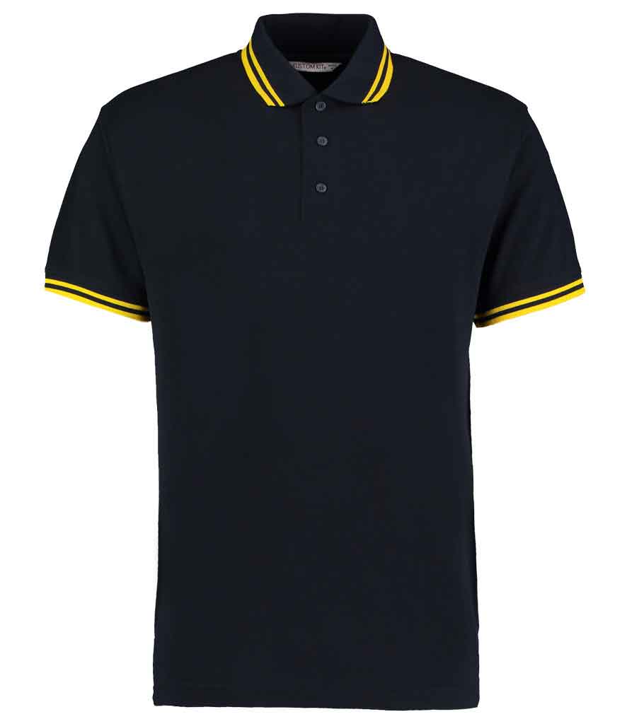 Kustom Kit K409 Contrast Tipped Pique Polo Shirt