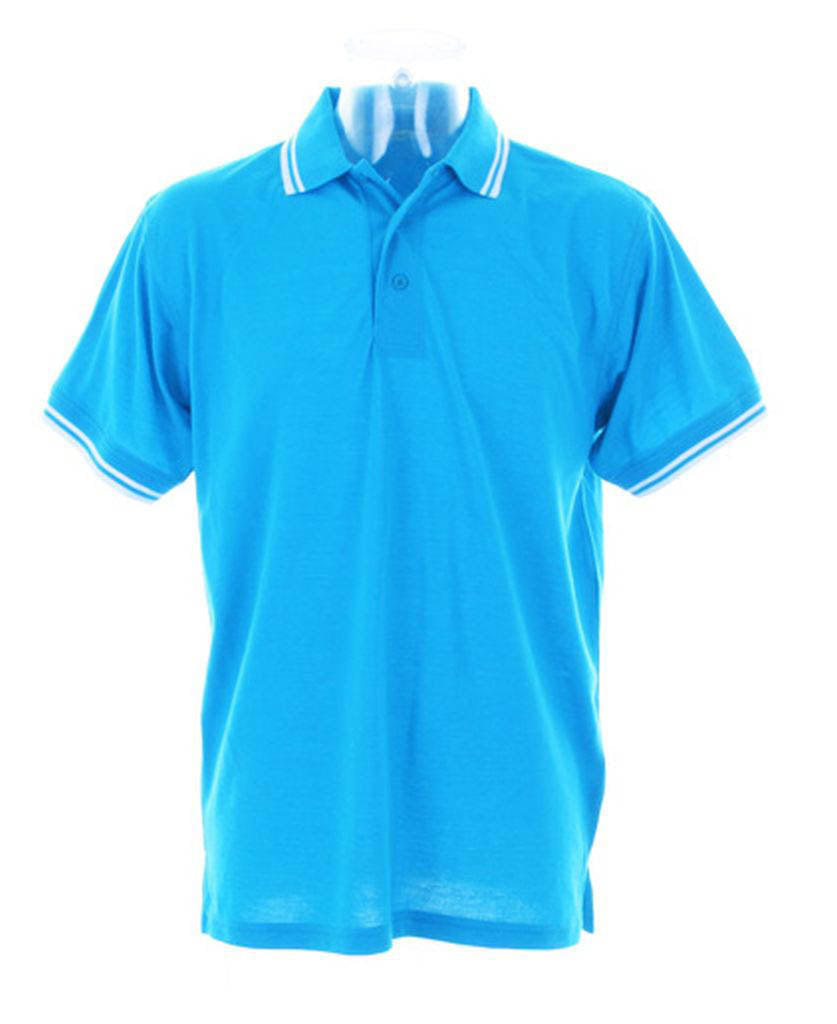 Kustom Kit K409 Contrast Tipped Pique Polo Shirt