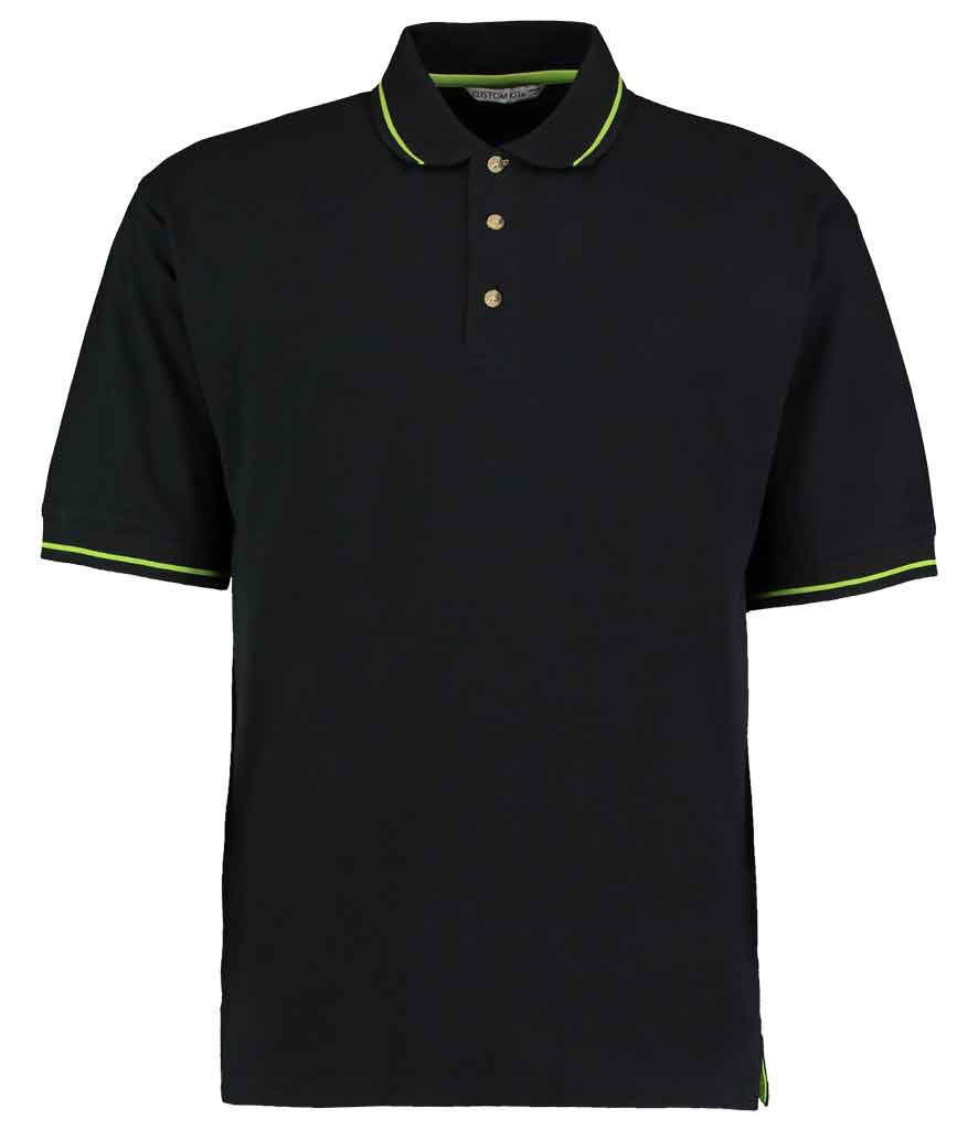 Kustom Kit K606 St Mellion Tipped Pique Polo Shirt
