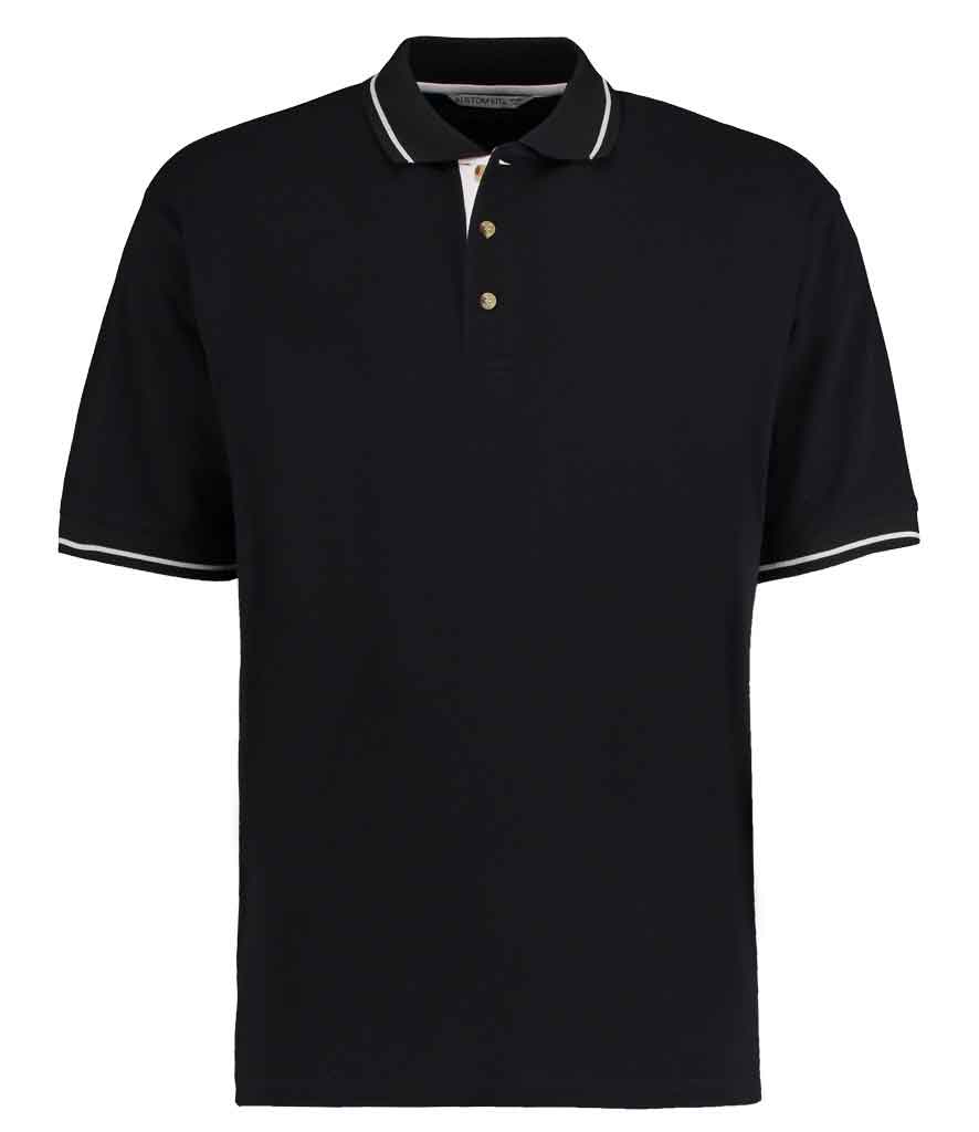 Kustom Kit K606 St Mellion Tipped Pique Polo Shirt