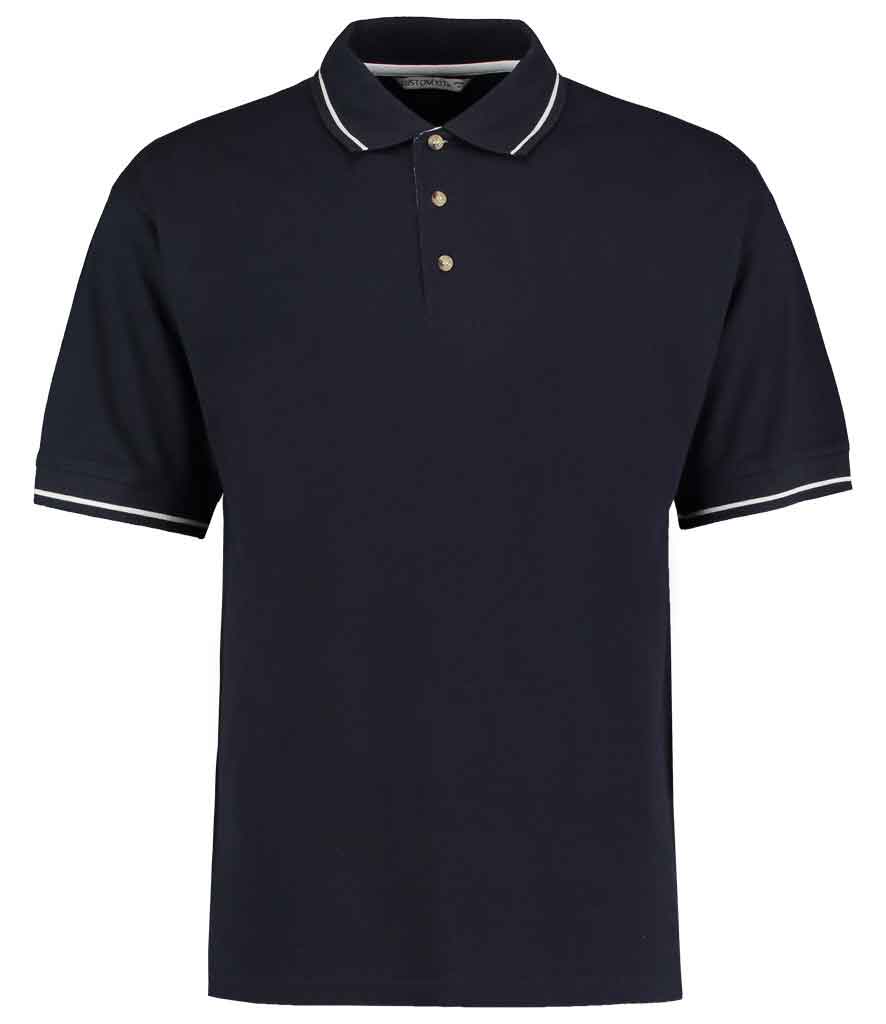 Kustom Kit K606 St Mellion Tipped Pique Polo Shirt