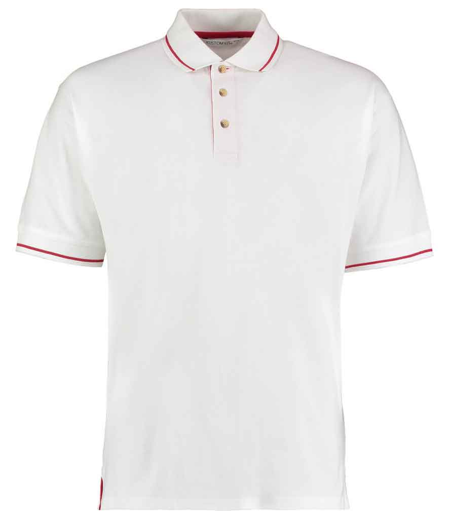 Kustom Kit K606 St Mellion Tipped Pique Polo Shirt