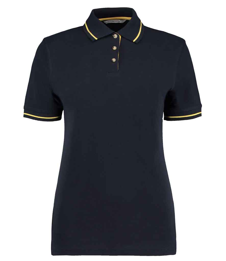 Kustom Kit K706 Ladies St Mellion Tipped Pique Polo Shirt