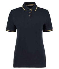 Kustom Kit K706 Ladies St Mellion Tipped Pique Polo Shirt