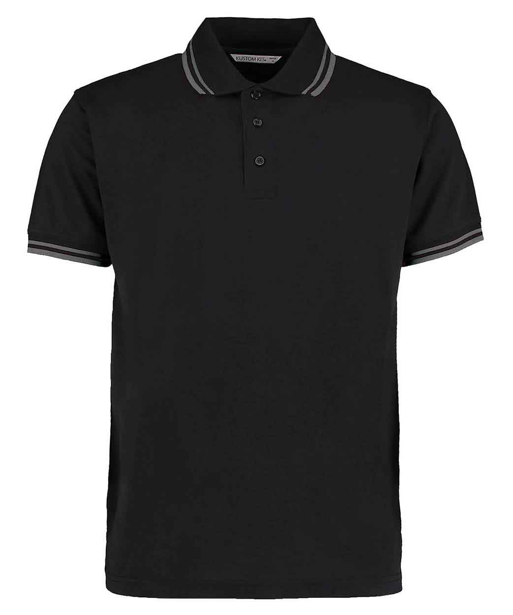 Kustom Kit K409 Contrast Tipped Pique Polo Shirt