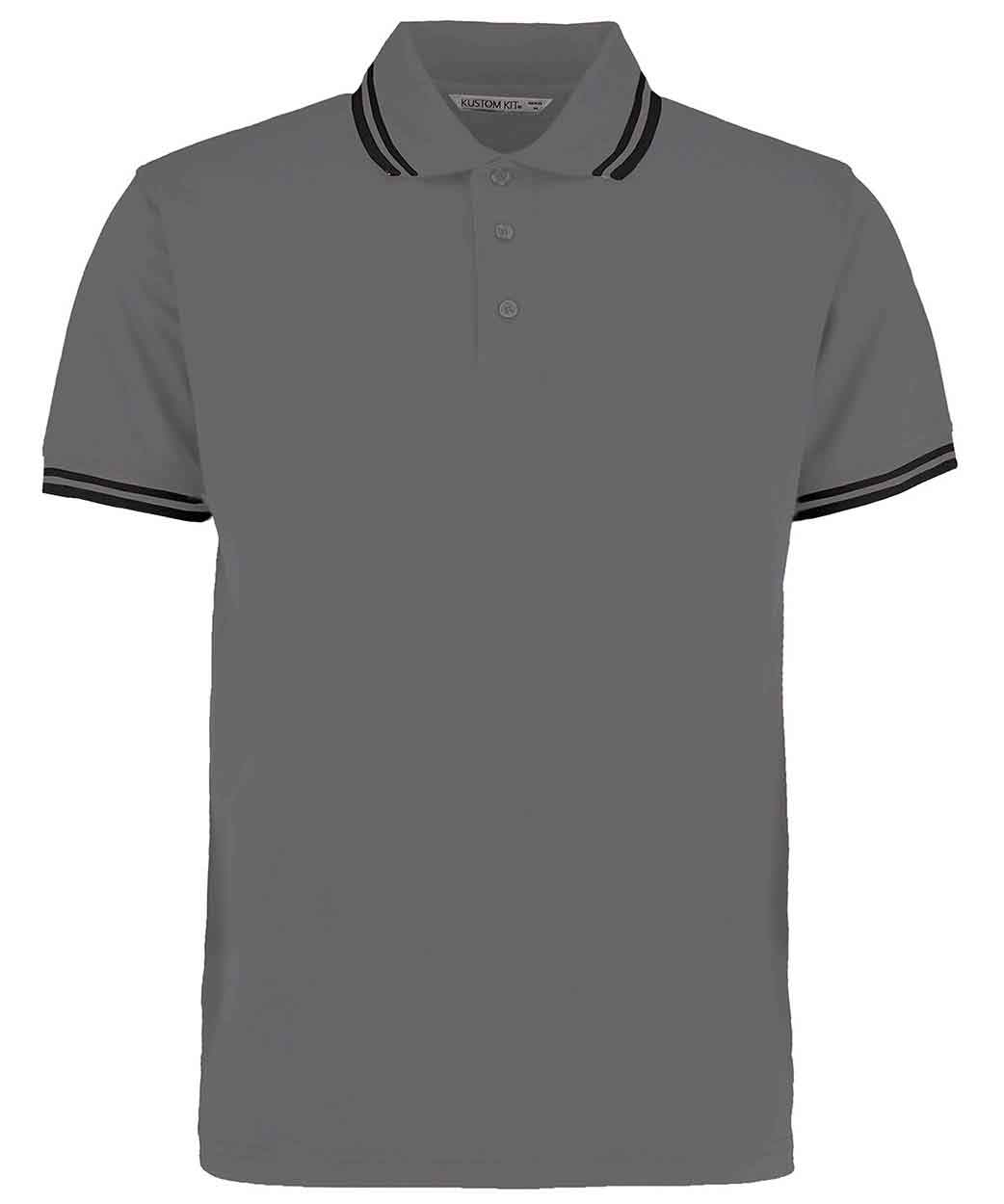 Kustom Kit K409 Contrast Tipped Pique Polo Shirt