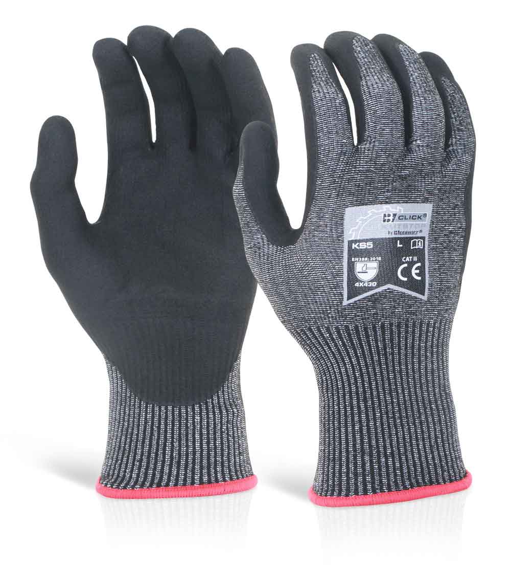 Beeswift Kutstop KS5 Beeswift Micro foam Nitrile Cut D Glove