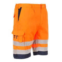 Portwest L043 Hi-Vis Lightweight Poly-Cotton Shorts