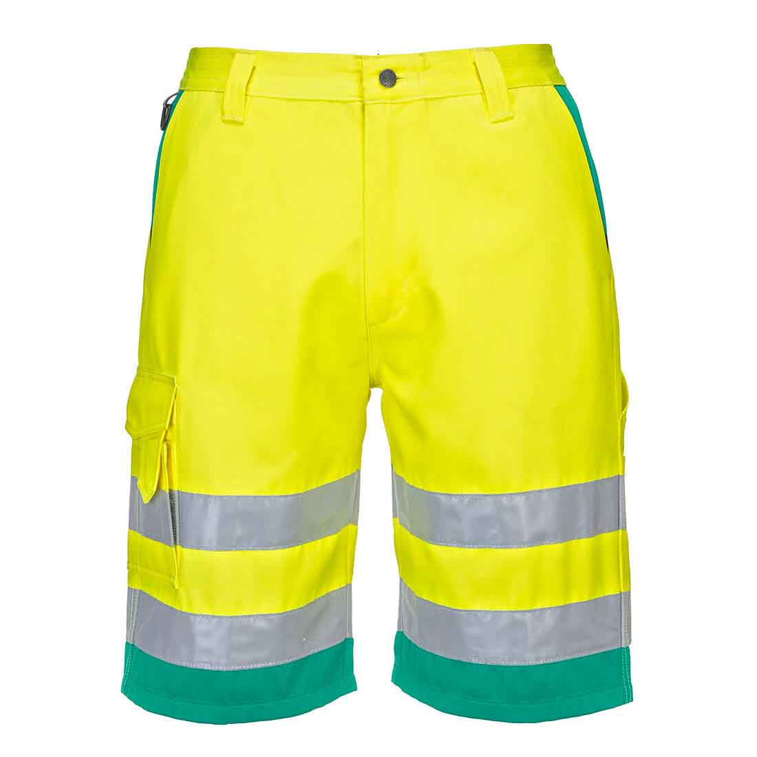 Portwest L043 Hi-Vis Lightweight Poly-Cotton Shorts