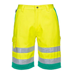 Portwest L043 Hi-Vis Lightweight Poly-Cotton Shorts