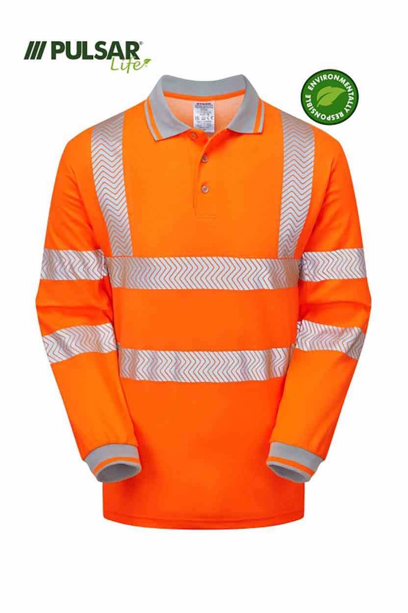 Pulsar® LFE904 Life GRS Men's Long Sleeve Polo Shirt