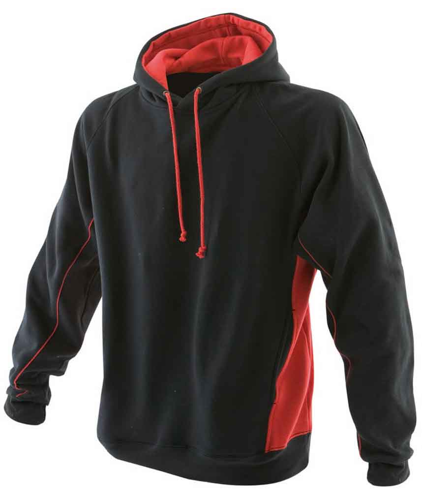 Finden and Hales LV335 Contrast Hooded Sweatshirt