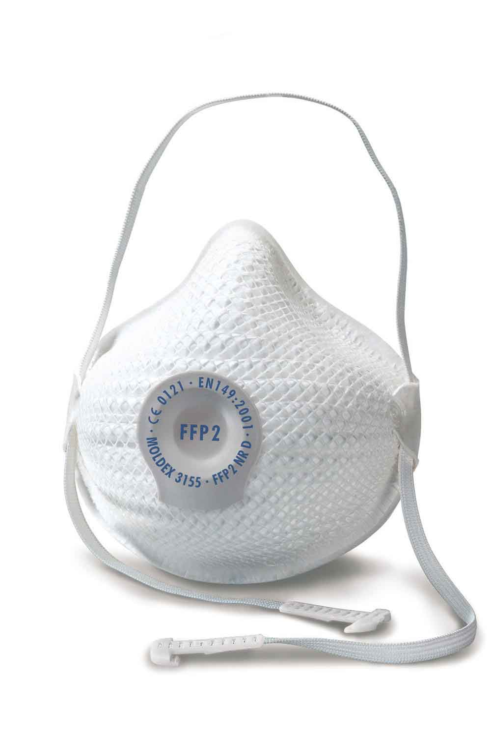 MOL3155 Moldex Mask Ffp2V Nrd Box 10