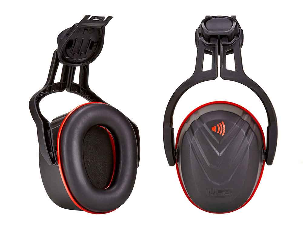 Msa MSA10190358 V-Gard Helmet Mounted Ear Defender Red High