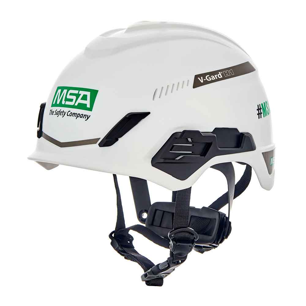 Msa MSA10194783 V-Gard H1 Tri-Vented Helmet White