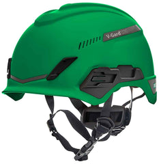 Msa MSA10194786 V-Gard H1 Tri-Vented Helmet Green