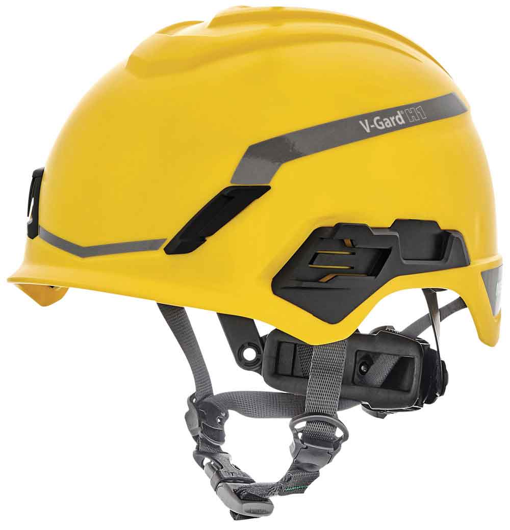 Msa MSA10194795 V-Gard H1 Non Vented Helmet Yellow