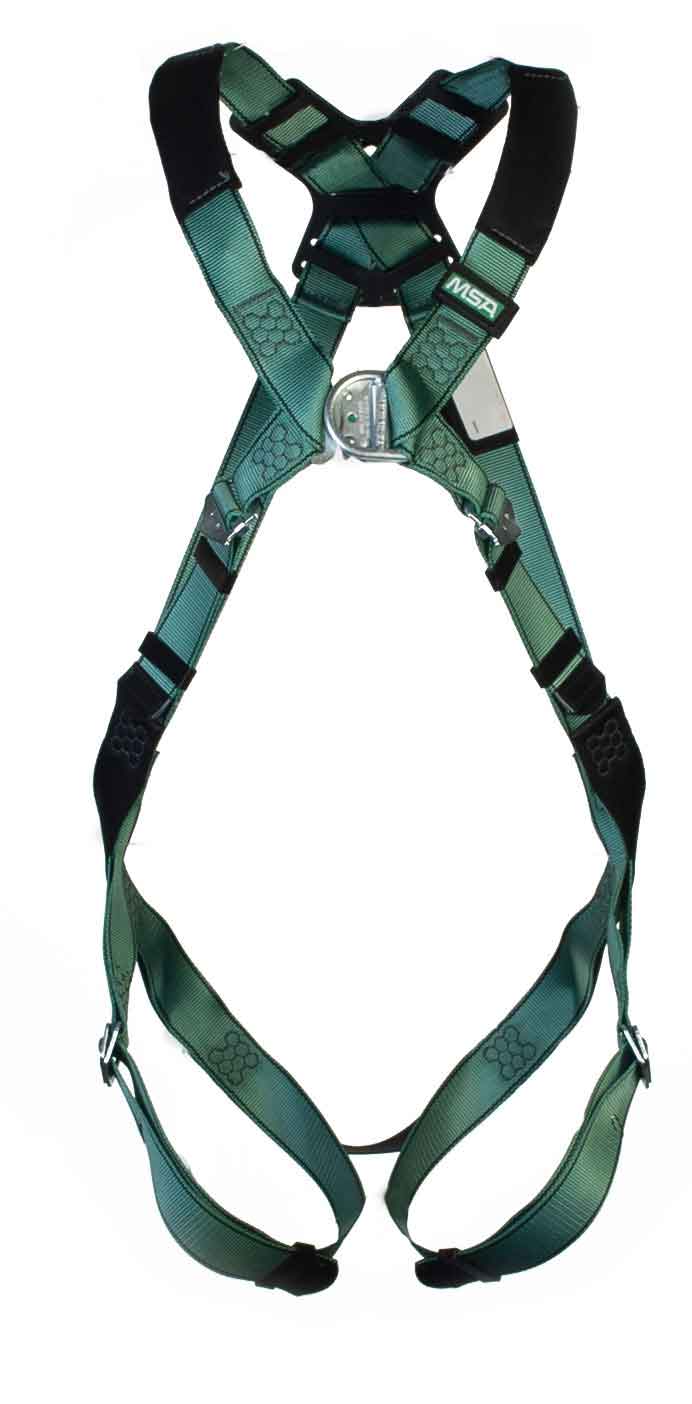 Msa MSA10205849 V-Form Back/Chest D-Ring Qwik- Fit Harness