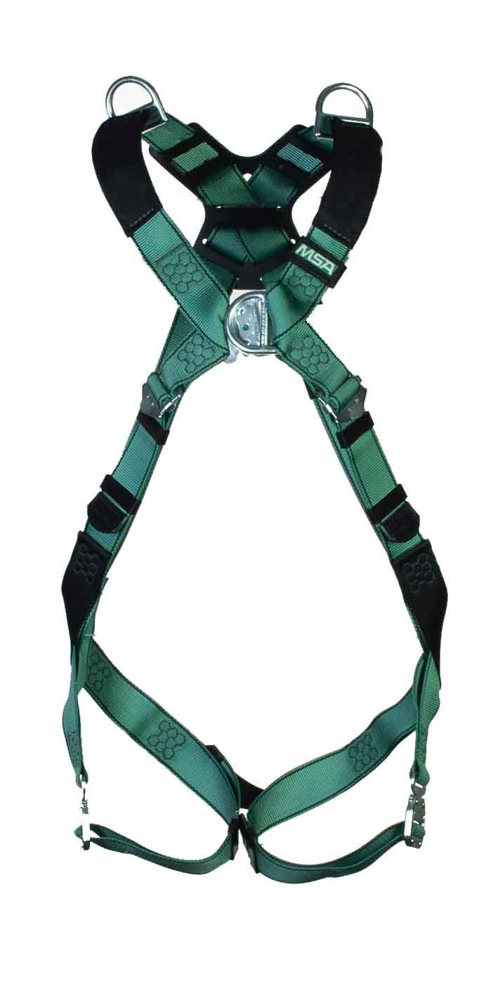 Msa MSA10206045 V-Form Back/Chest/Shoulder D-Ring Bayonet Harness
