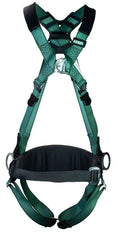 Msa MSA10206048 V-Form Back/Chest/Hip D-Ring Qf Harness W/ Waist Belt