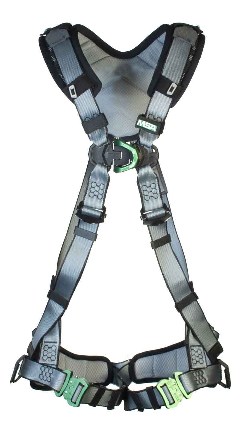 Msa MSA1020653 V-Fit Back/Chest D-Ring Bayonet Harness