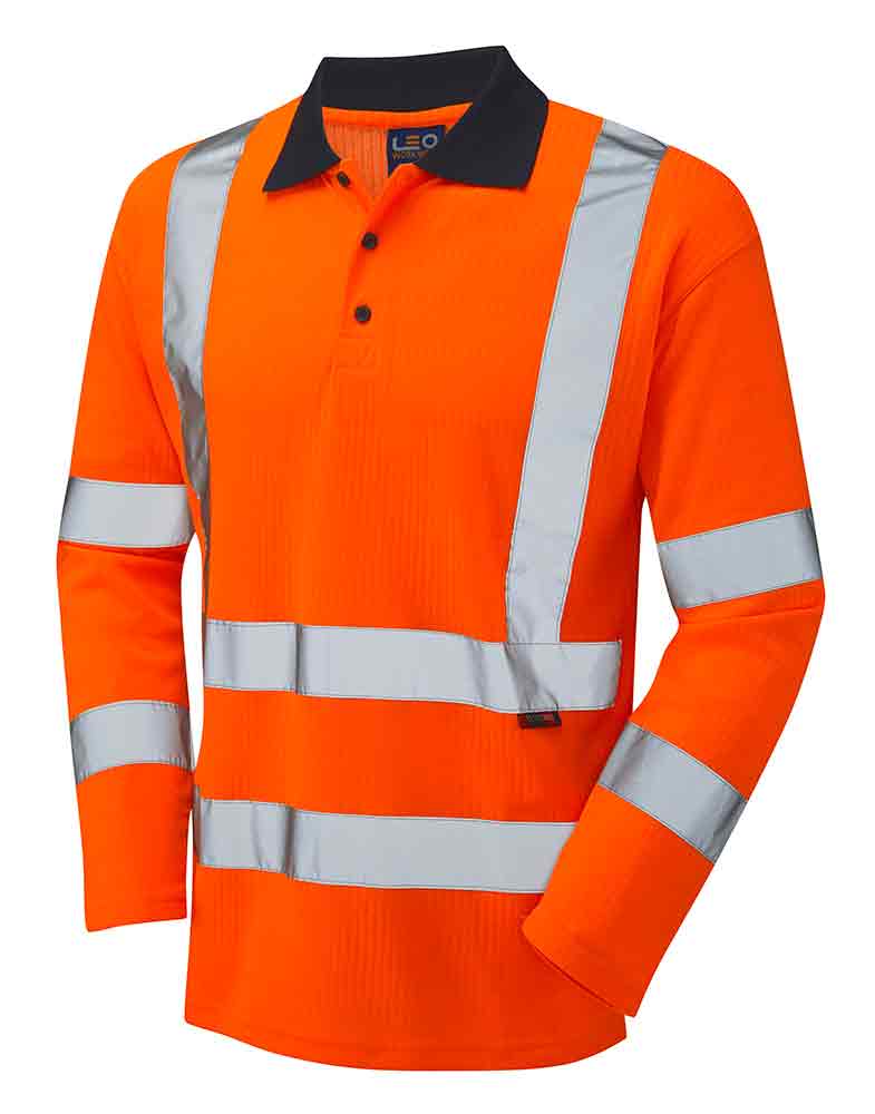 Leo Swimbridge EcoViz Comfort Sleeved Polo Shirt