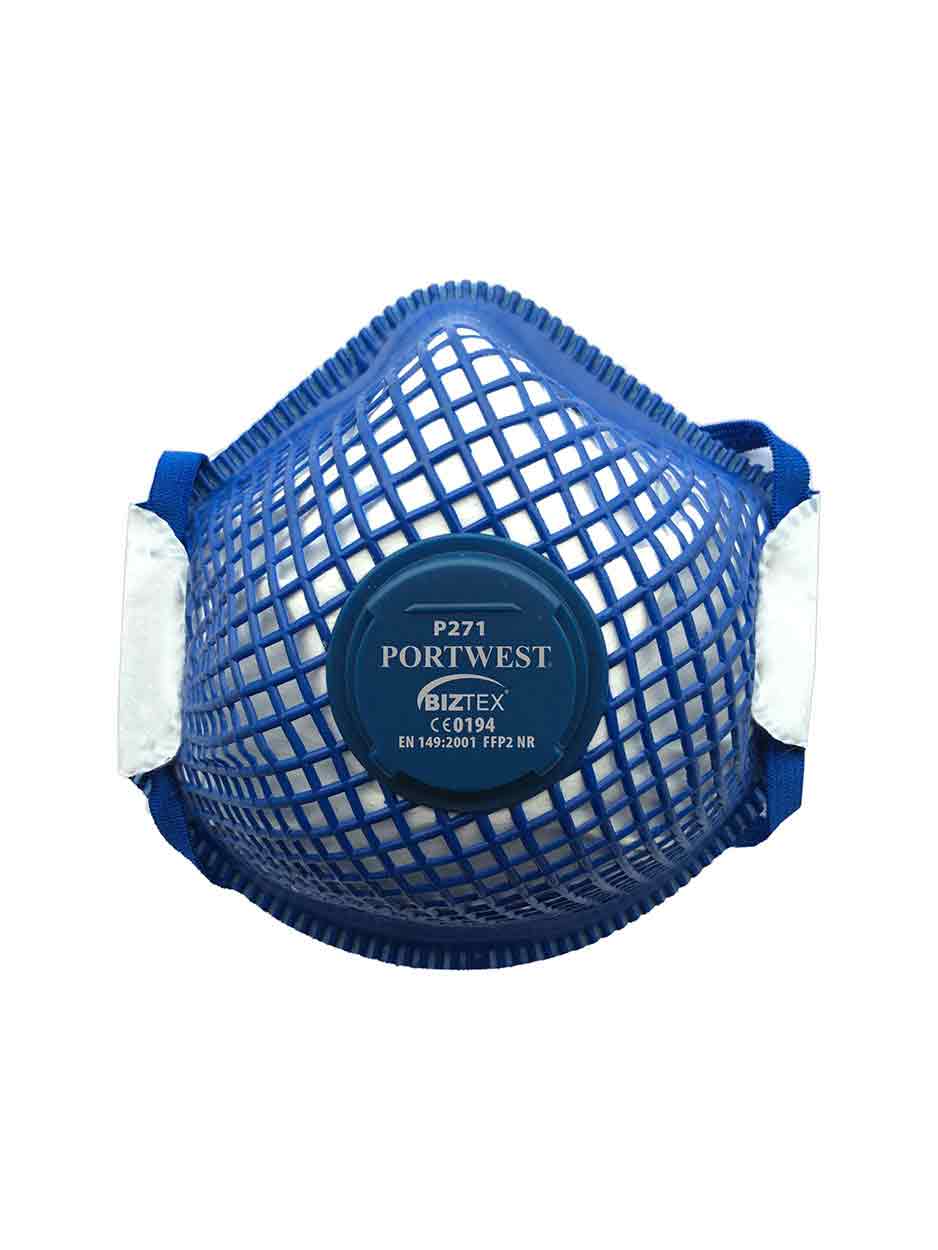 Portwest P271 ERGONET FFP2 Valved Dolomite Respirator