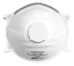 Portwest P304 FFP3 Valved Dolomite Light Cup Respirator