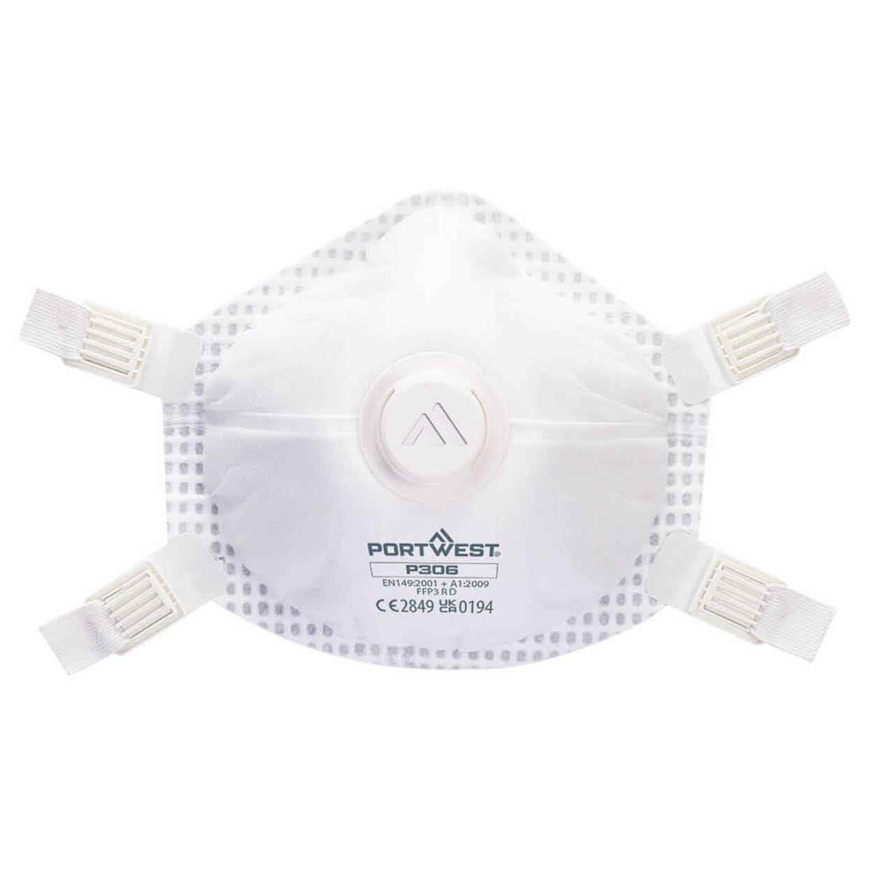 Portwest P306 FFP3 Ultimate Valved Reusable Respirator (Pk5)