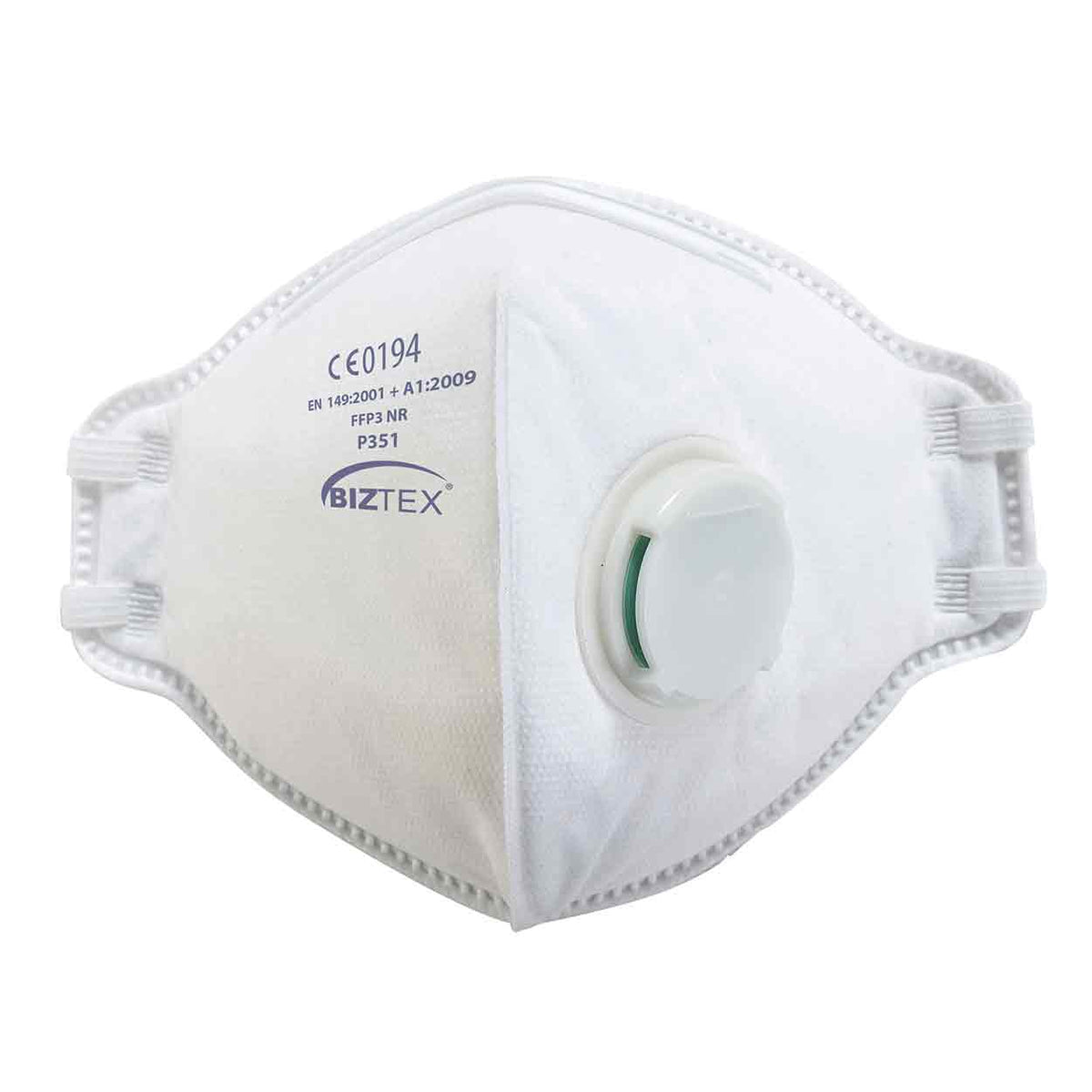 Portwest P351 FFP3 Valved Dust Mist Fold Flat Respirator