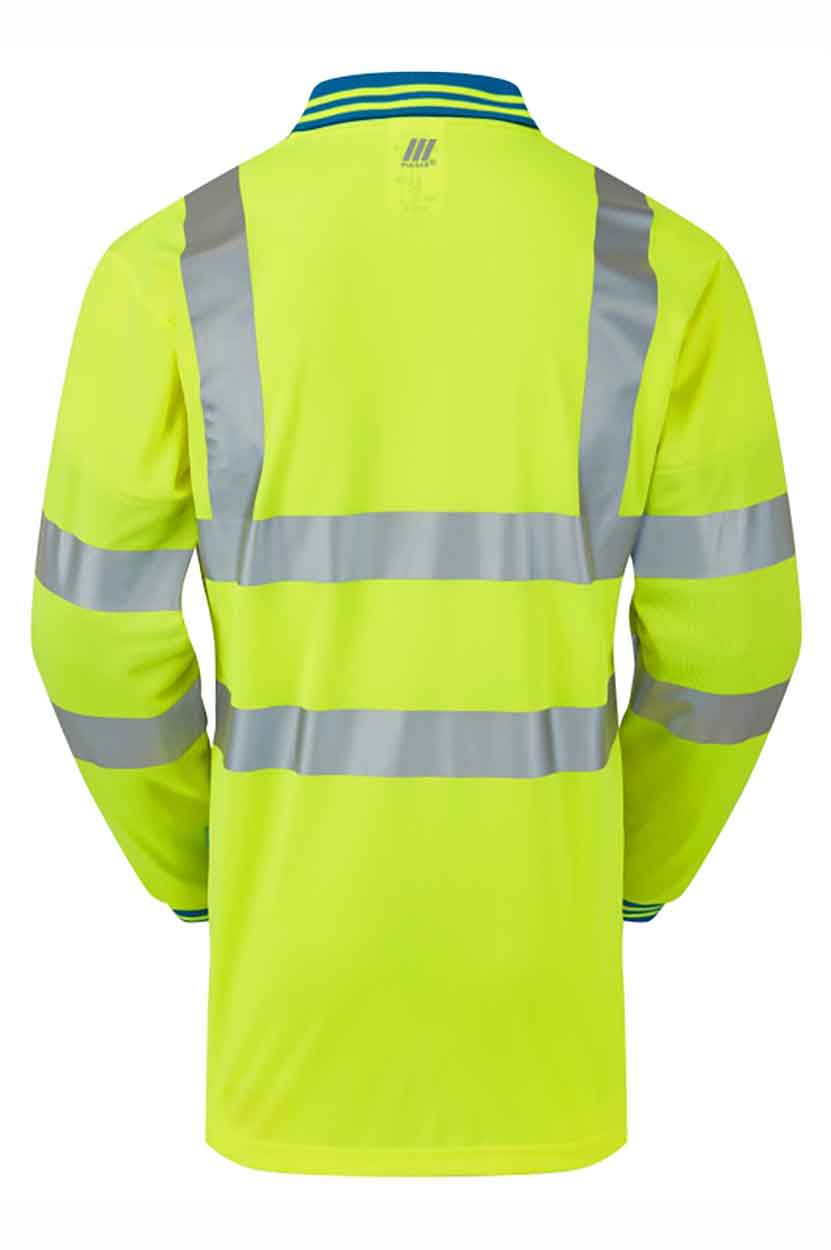 Pulsar® P458 Hi Viz Cut Resistant Sleeve Polo Shirt
