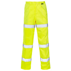 Supertouch H60 Hi Vis 3 Band Polycotton Trousers
