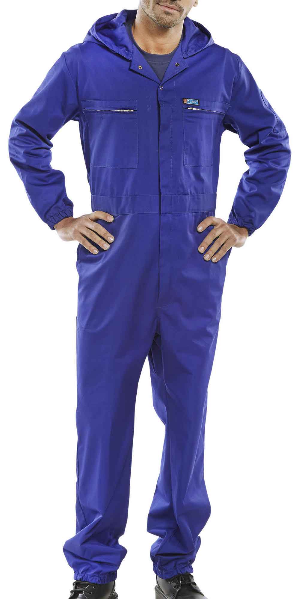 Beeswift PCBSHCAR Poly/Cotton Hooded Boilersuit
