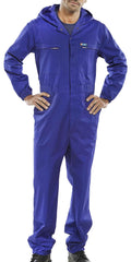 Beeswift PCBSHCAR Poly/Cotton Hooded Boilersuit