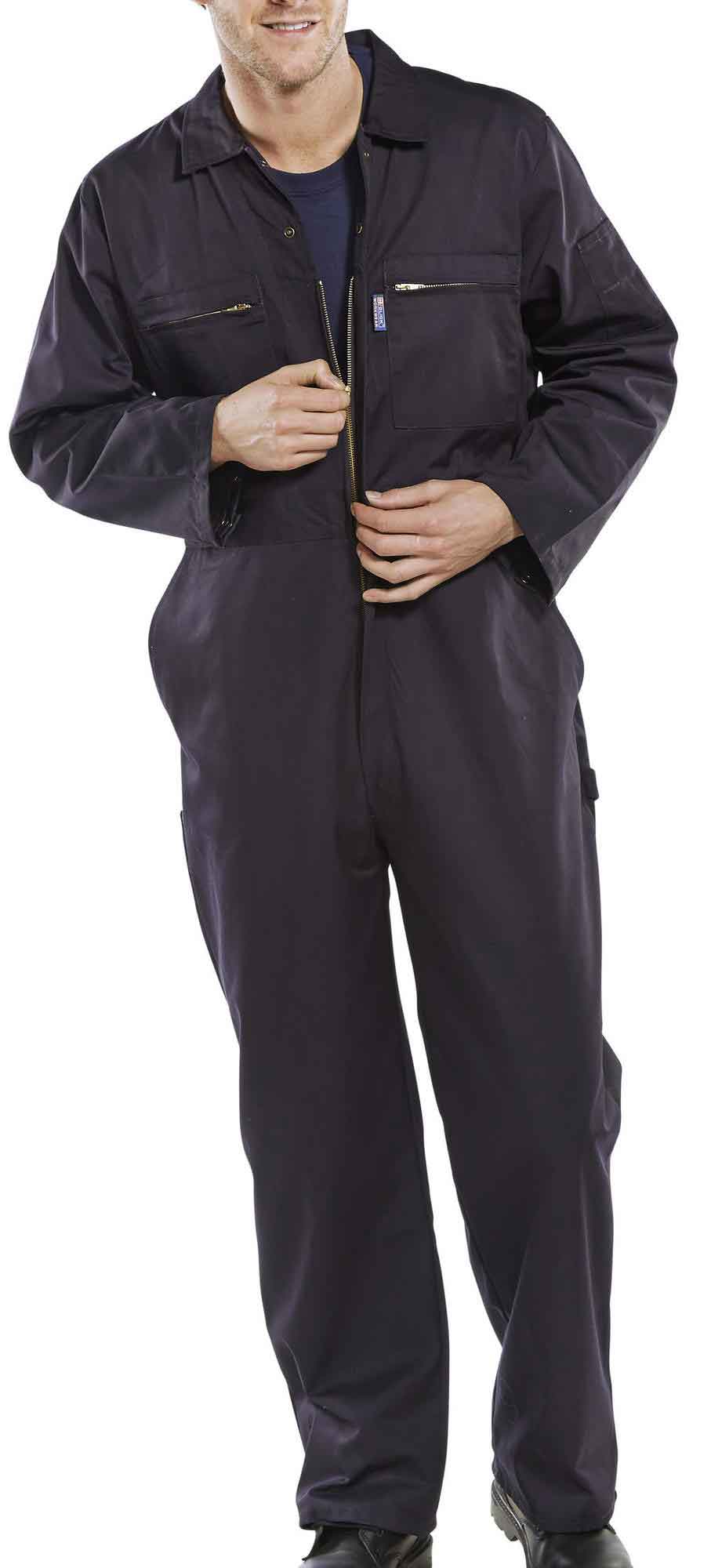 Beeswift PCBSHW Zip Front Poly/Cotton Boilersuit