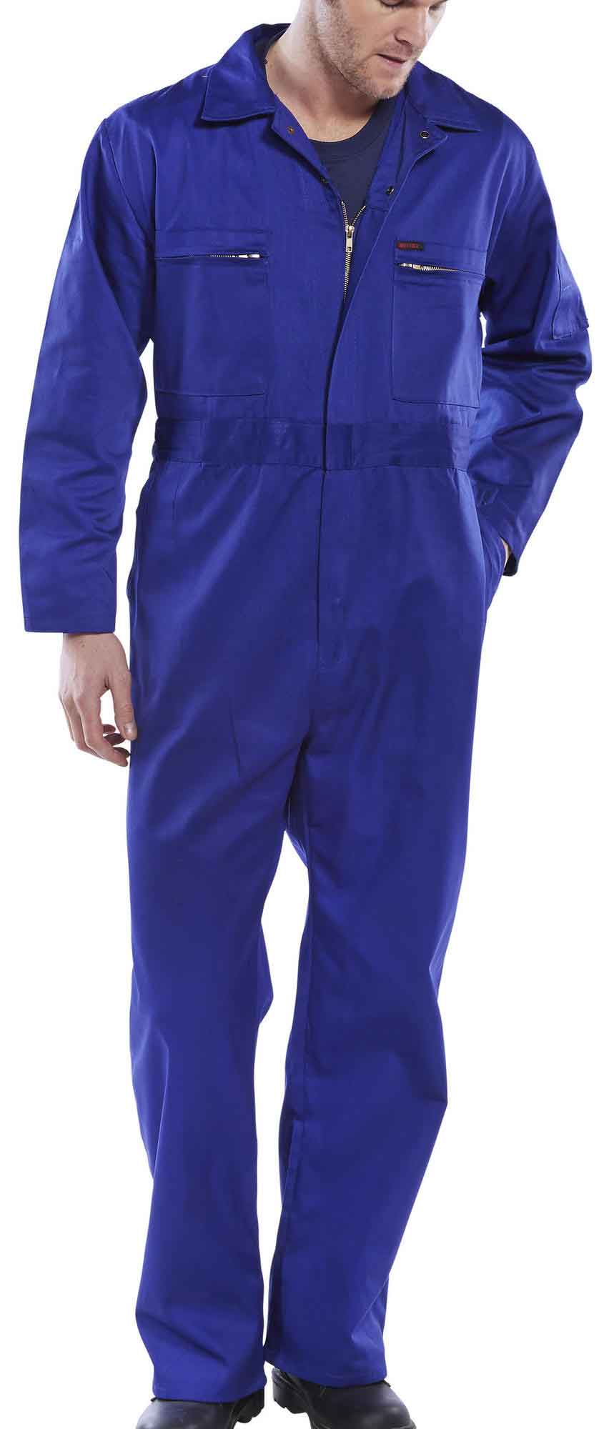 Beeswift PCBSHW Zip Front Poly/Cotton Boilersuit