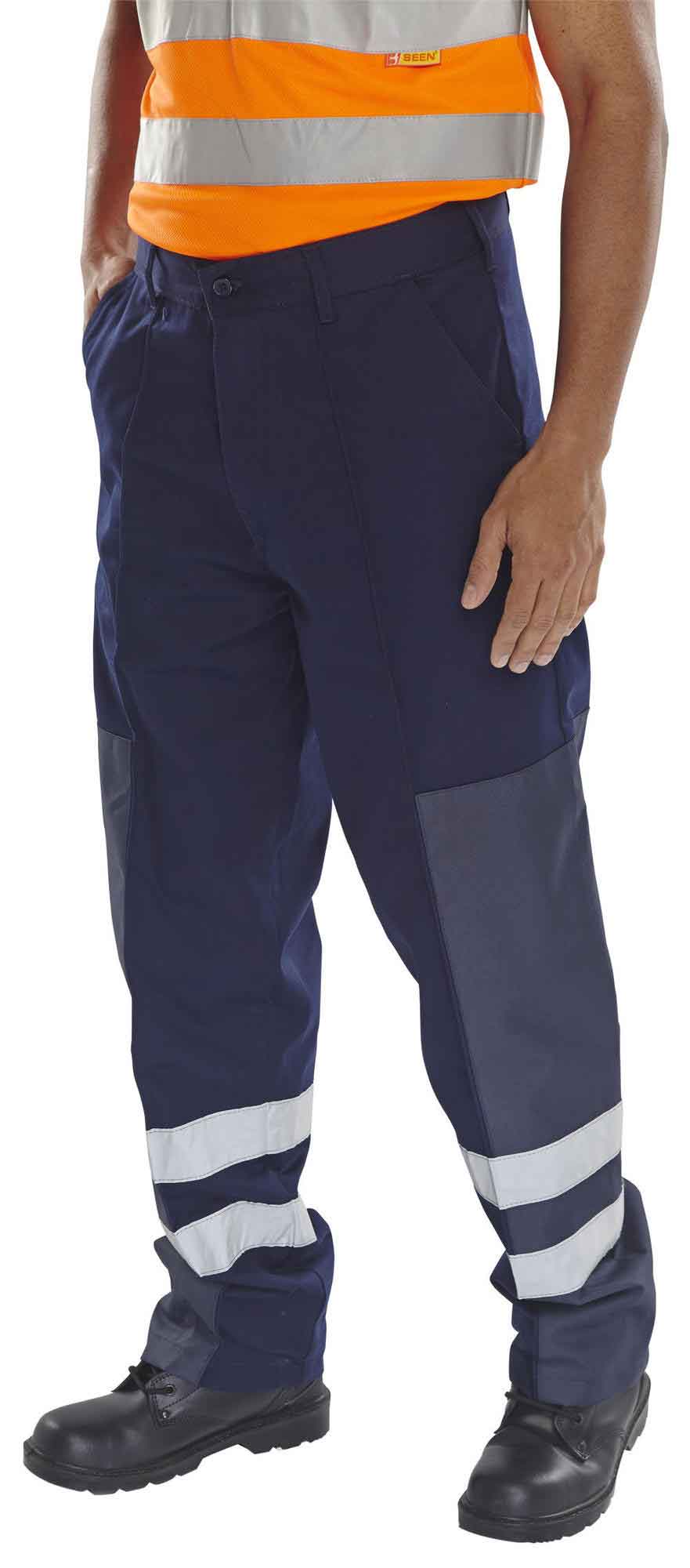 Beeswift PCNT27 PolyCotton Work Trouser with Ballistic Nylon Patches