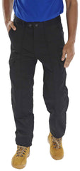 Beeswift PCTHWB 7oz PolyCotton Trousers Black