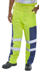 Click Workwear PCTSY Saturn Yellow Trousers