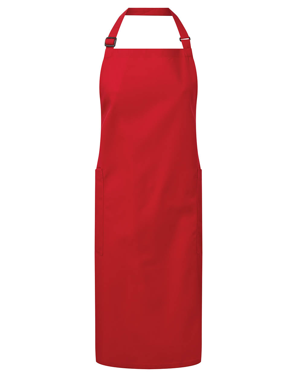 Premier PR120 Recycled polyester and cotton bib apron, organic and Fairtrade certified