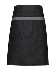 Premier PR128 Domain contrast denim waist apron