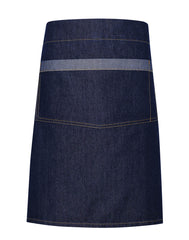 Premier PR128 Domain contrast denim waist apron