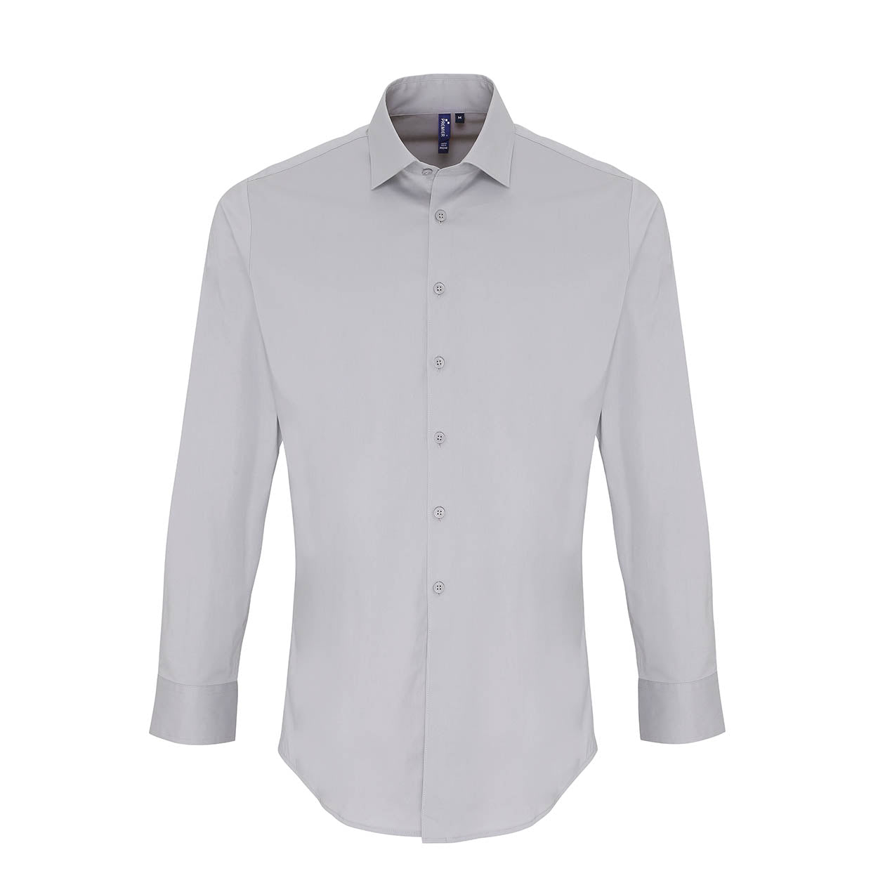 Premier PR244 Stretch fit cotton poplin long sleeve shirt