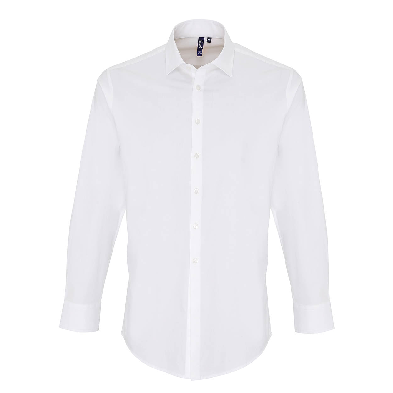 Premier PR244 Stretch fit cotton poplin long sleeve shirt