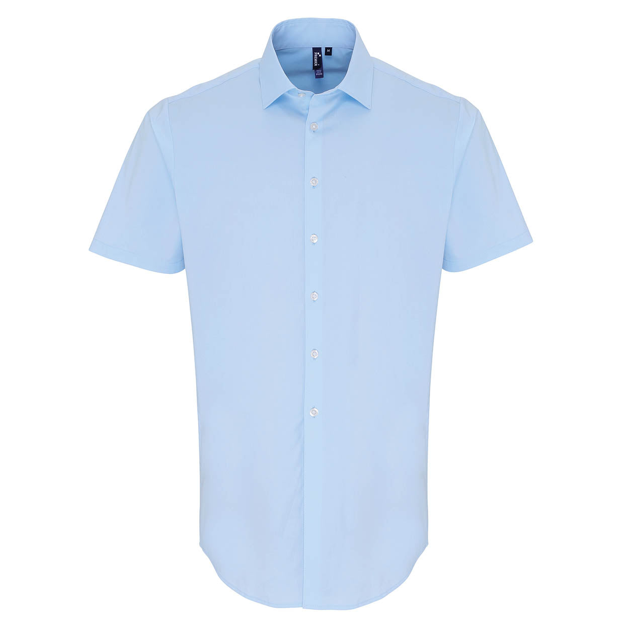Premier PR246 Stretch fit cotton poplin short sleeve shirt