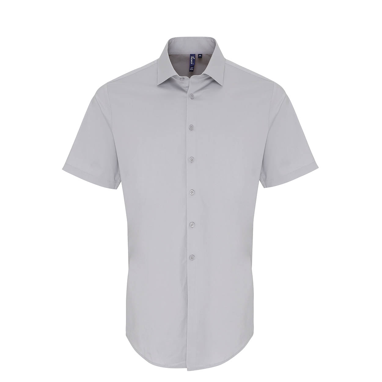 Premier PR246 Stretch fit cotton poplin short sleeve shirt