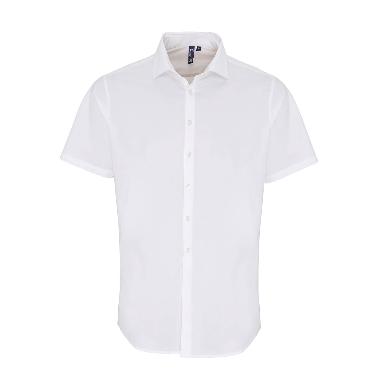 Premier PR246 Stretch fit cotton poplin short sleeve shirt