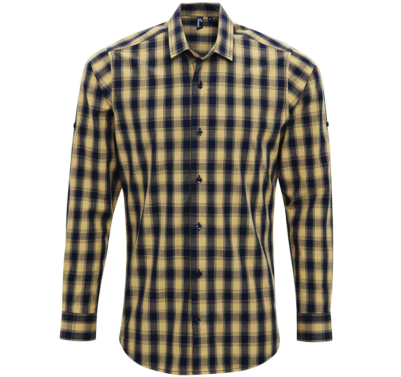 Premier PR250 Mulligan check cotton long sleeve shirt