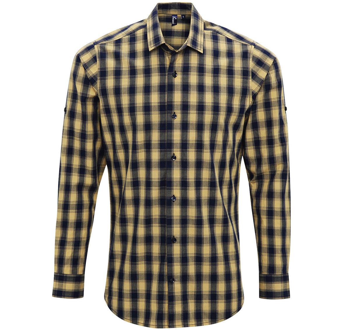 Premier PR250 Mulligan check cotton long sleeve shirt